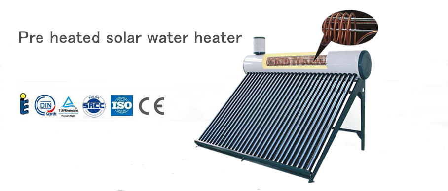 pre heated solar water heater